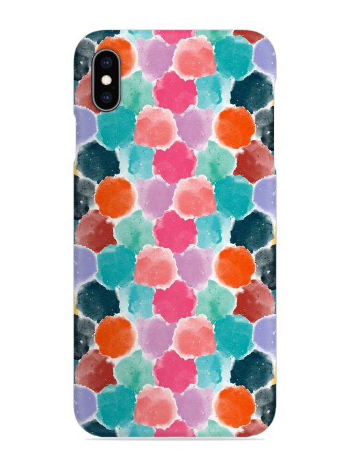 Colorful Seamless Pattern Snap Case for Apple Iphone Xs Max Zapvi