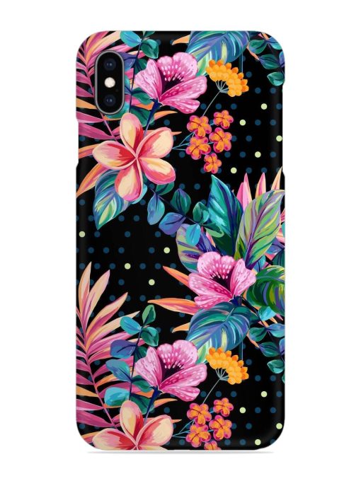 Seamless Floral Pattern Snap Case for Apple Iphone Xs Max Zapvi