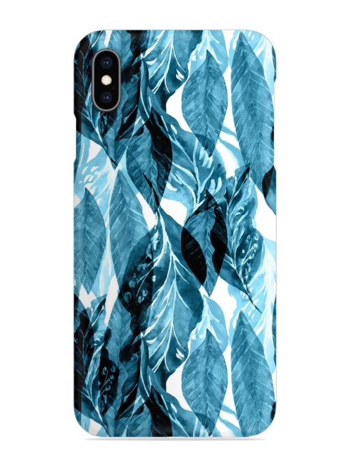 Leaves Pattern Jungle Snap Case for Apple Iphone Xs Max Zapvi