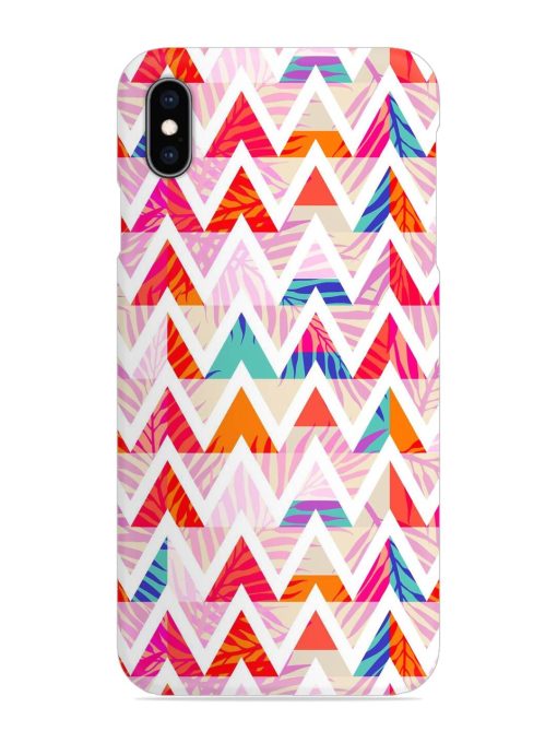 Abstract Triangle Background Snap Case for Apple Iphone Xs Max Zapvi