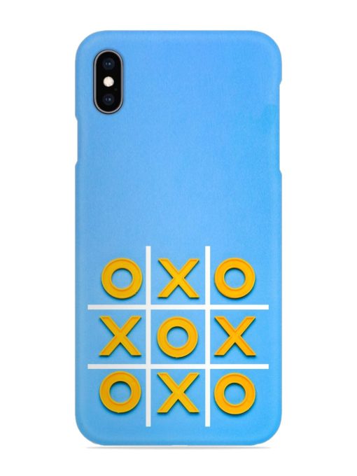 Yellow Plastic Crosses Snap Case for Apple Iphone Xs Max