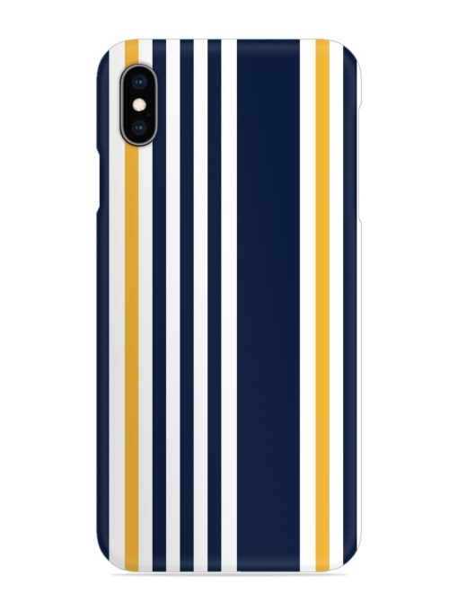 Seamless Stripe Pattern Snap Case for Apple Iphone Xs Max Zapvi