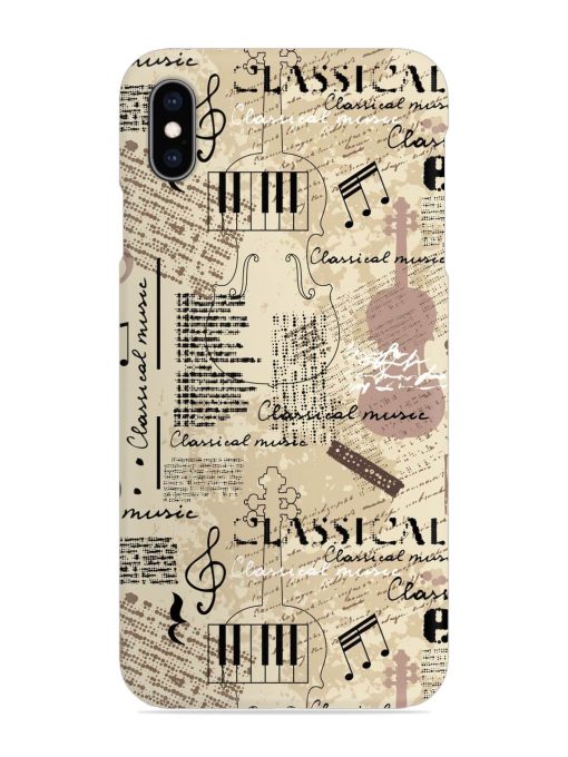 Classical Music Lpattern Snap Case for Apple Iphone Xs Max Zapvi