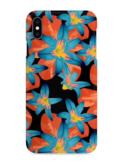 Philippine Flowers Seamless Snap Case for Apple Iphone Xs Max