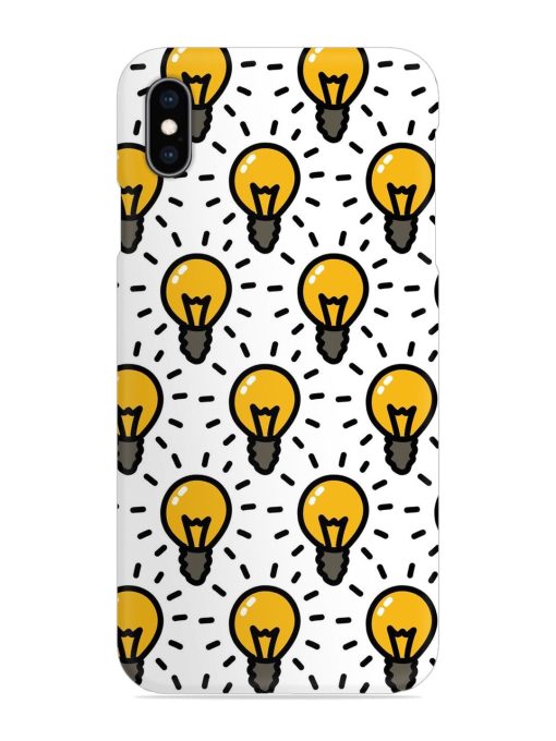 Light Bulb Seamless Snap Case for Apple Iphone Xs Max Zapvi