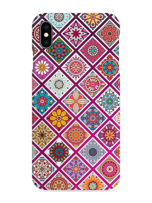 Seamless Tile Pattern Snap Case for Apple Iphone Xs Max Zapvi