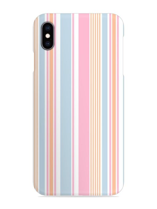 Stripe Seamless Pattern Snap Case for Apple Iphone Xs Max Zapvi