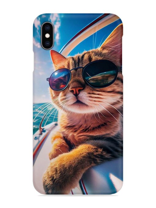 Cat In Style Snap Case for Apple Iphone Xs Max Zapvi