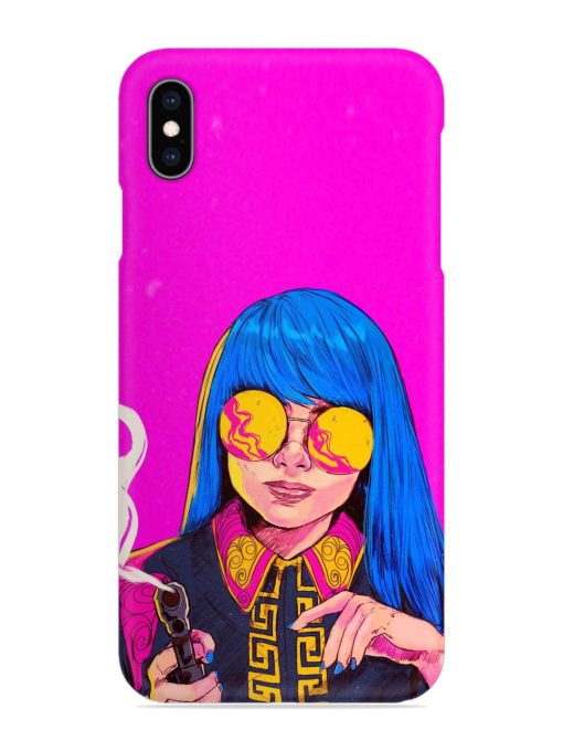 Aesthetic Anime Girl Snap Case for Apple Iphone Xs Max