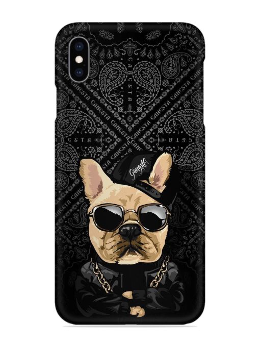 Gangsta Cool Sunglasses Dog Snap Case for Apple Iphone Xs Max