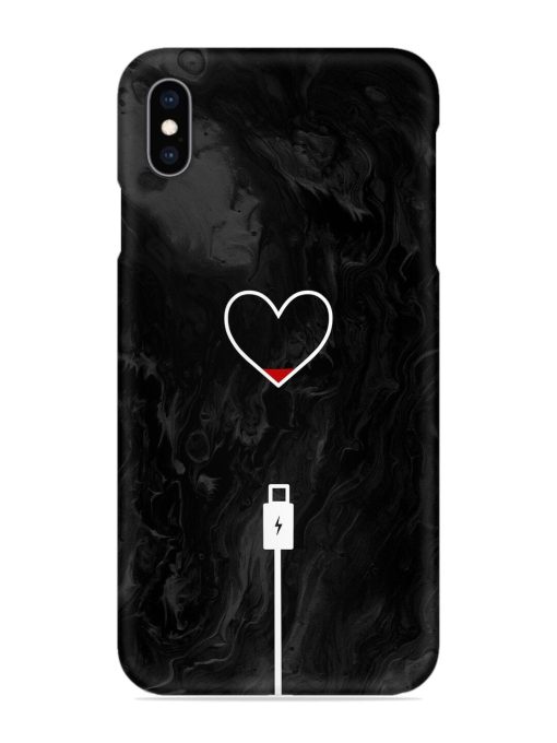 Heart Charging Vector Snap Case for Apple Iphone Xs Max Zapvi