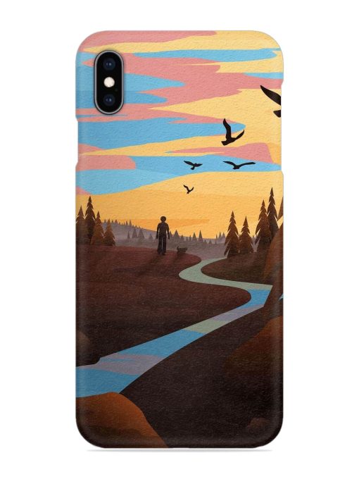 Natural Landscape Art Snap Case for Apple Iphone Xs Max Zapvi