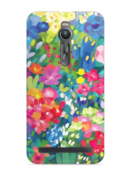 Watercolor Flower Art Snap Case for Asus Zenfone 2 Zapvi