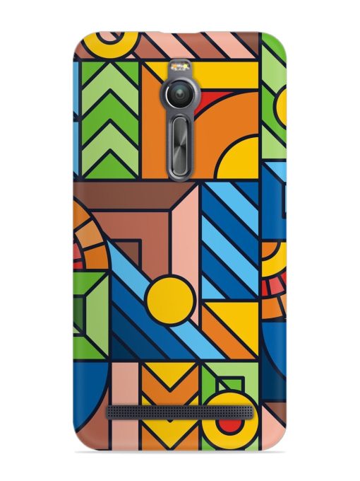 Colorful Geometric Snap Case for Asus Zenfone 2 Zapvi