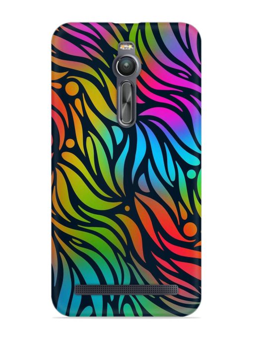 Abstract Leaf Design Snap Case for Asus Zenfone 2 Zapvi