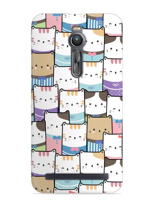 Cute Adorable Cat Snap Case for Asus Zenfone 2