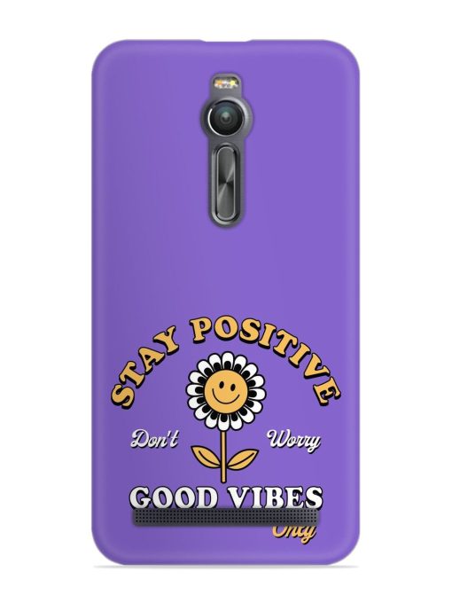 Retro Positive Flower Snap Case for Asus Zenfone 2 Zapvi