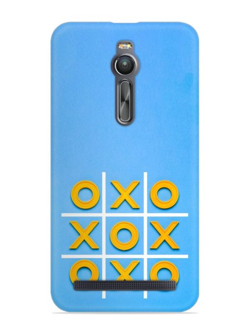 Yellow Plastic Crosses Snap Case for Asus Zenfone 2