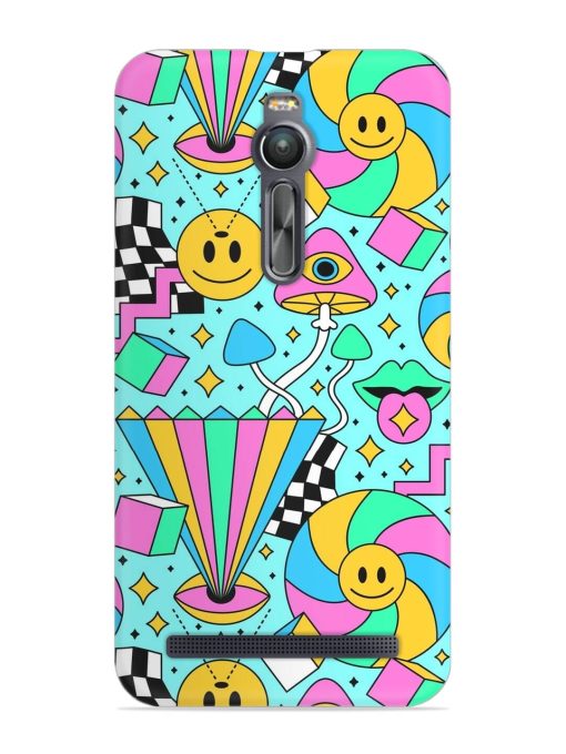 Trippy Rainbow 60S Snap Case for Asus Zenfone 2 Zapvi