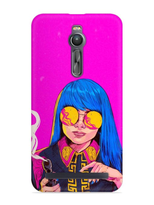 Aesthetic Anime Girl Snap Case for Asus Zenfone 2