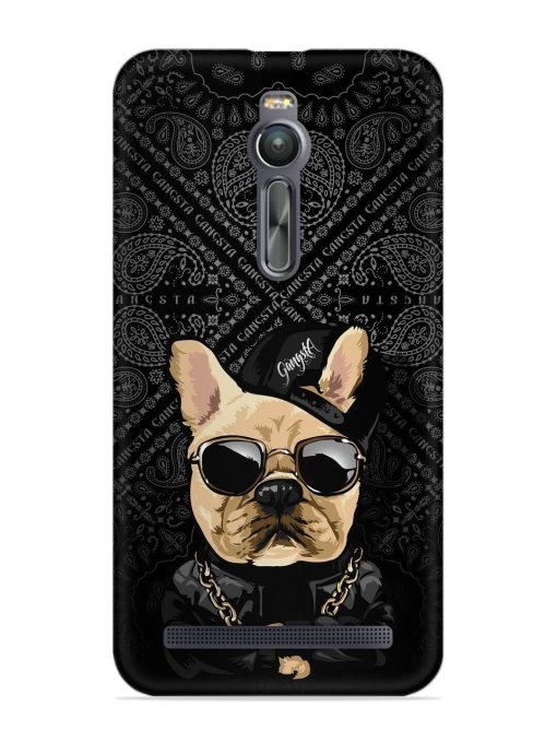 Gangsta Cool Sunglasses Dog Snap Case for Asus Zenfone 2 Zapvi