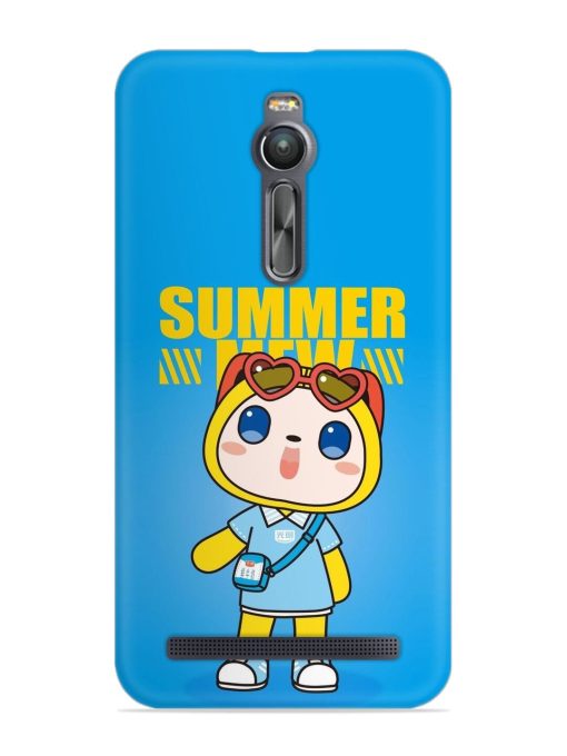 Summer Mew Cartoon Snap Case for Asus Zenfone 2 Zapvi