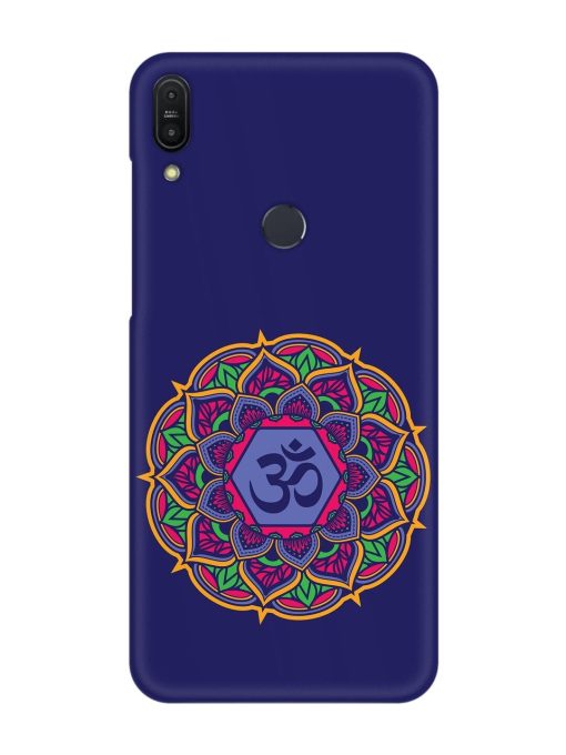 Om Mandala Art Blue Snap Case for Asus Zenfone Max Pro M1 Zb601Kl Zapvi