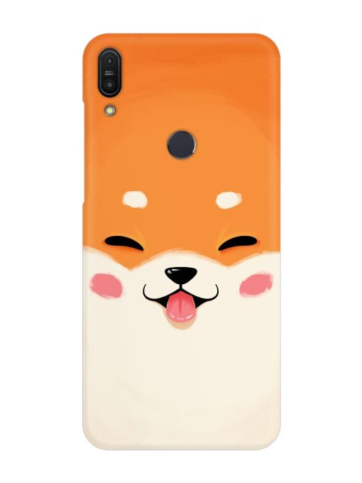 Cute Dog Face Vector Snap Case for Asus Zenfone Max Pro M1 Zb601Kl