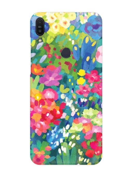 Watercolor Flower Art Snap Case for Asus Zenfone Max Pro M1 Zb601Kl