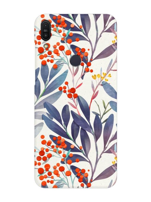 Seamless Floral Pattern Snap Case for Asus Zenfone Max Pro M1 Zb601Kl Zapvi