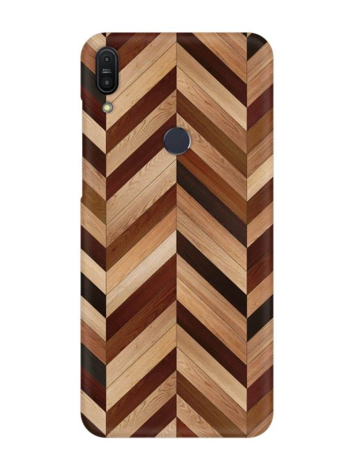 Seamless Wood Parquet Snap Case for Asus Zenfone Max Pro M1 Zb601Kl