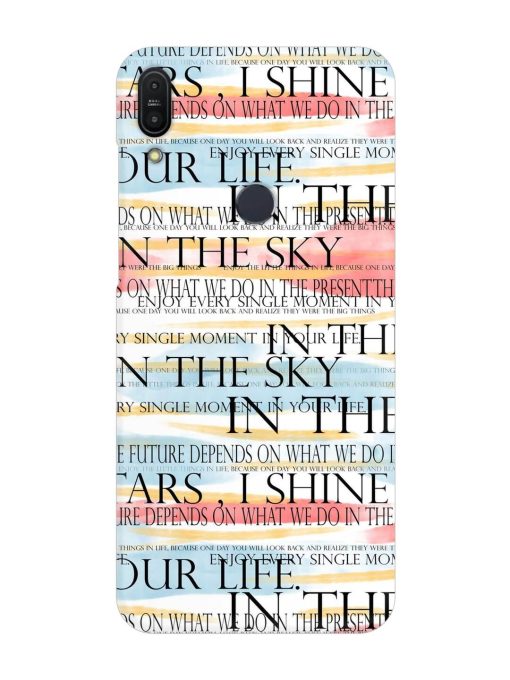 Seamless Slogans Pattern Snap Case for Asus Zenfone Max Pro M1 Zb601Kl Zapvi