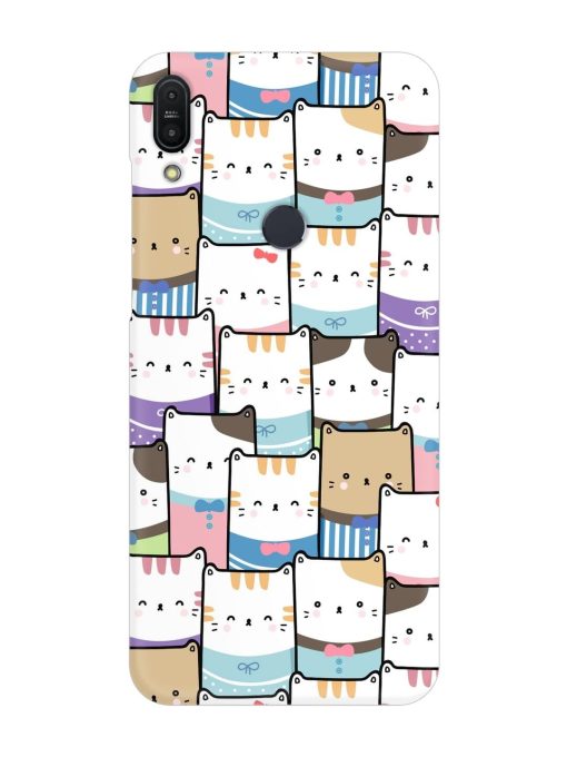 Cute Adorable Cat Snap Case for Asus Zenfone Max Pro M1 Zb601Kl Zapvi