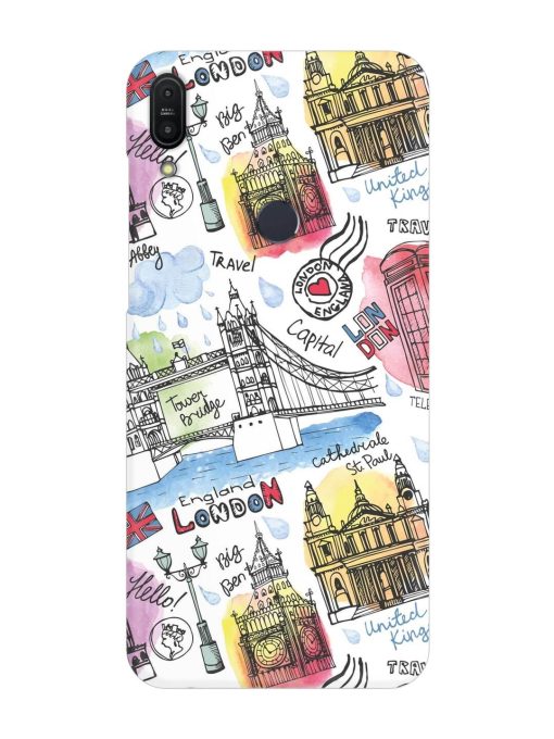 Vector London Landmark Snap Case for Asus Zenfone Max Pro M1 Zb601Kl Zapvi