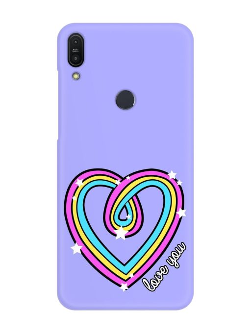 Colorful Rainbow Heart Snap Case for Asus Zenfone Max Pro M1 Zb601Kl Zapvi