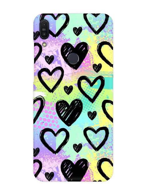 Bright Pattern Hearts Snap Case for Asus Zenfone Max Pro M1 Zb601Kl Zapvi