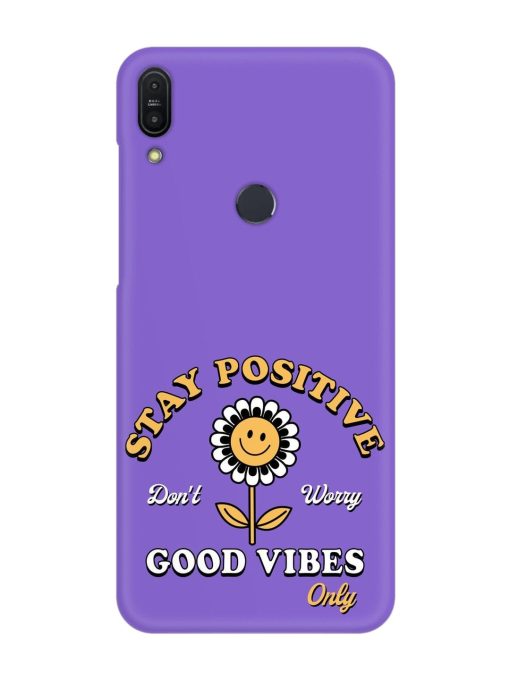 Retro Positive Flower Snap Case for Asus Zenfone Max Pro M1 Zb601Kl