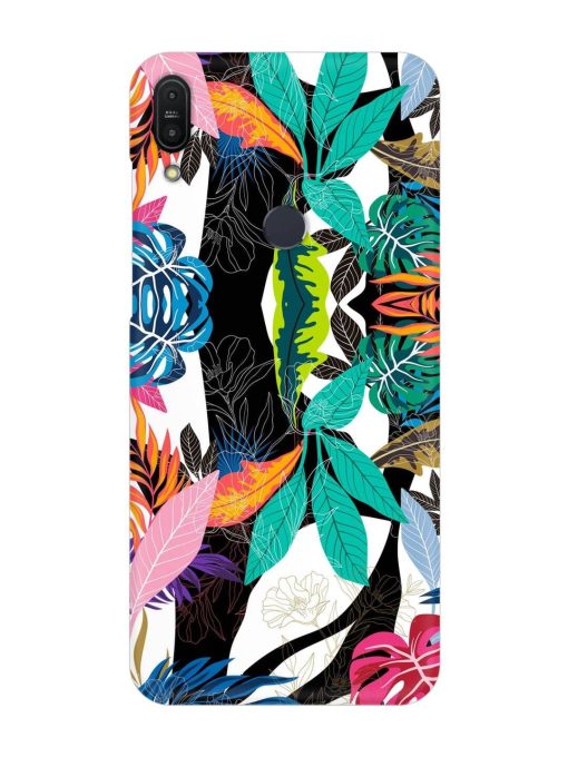 Floral Pattern Bright Snap Case for Asus Zenfone Max Pro M1 Zb601Kl