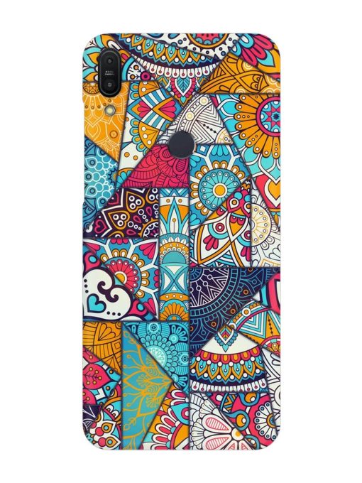 Patchwork Pattern Vintage Snap Case for Asus Zenfone Max Pro M1 Zb601Kl Zapvi