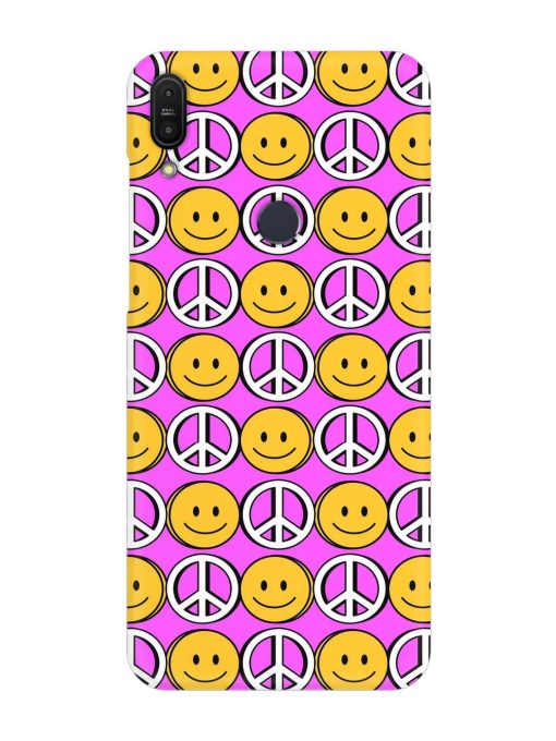 Smiley Face Peace Snap Case for Asus Zenfone Max Pro M1 Zb601Kl