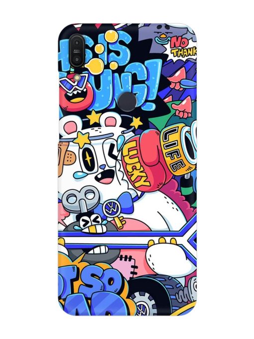 Universal Doodle Snap Case for Asus Zenfone Max Pro M1 Zb601Kl Zapvi