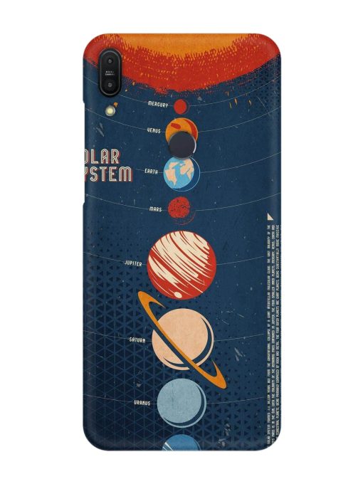 Solar System Vector Snap Case for Asus Zenfone Max Pro M1 Zb601Kl Zapvi