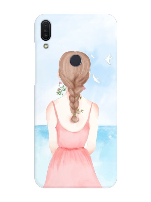 Watercolor Girl Vector Snap Case for Asus Zenfone Max Pro M1 Zb601Kl Zapvi