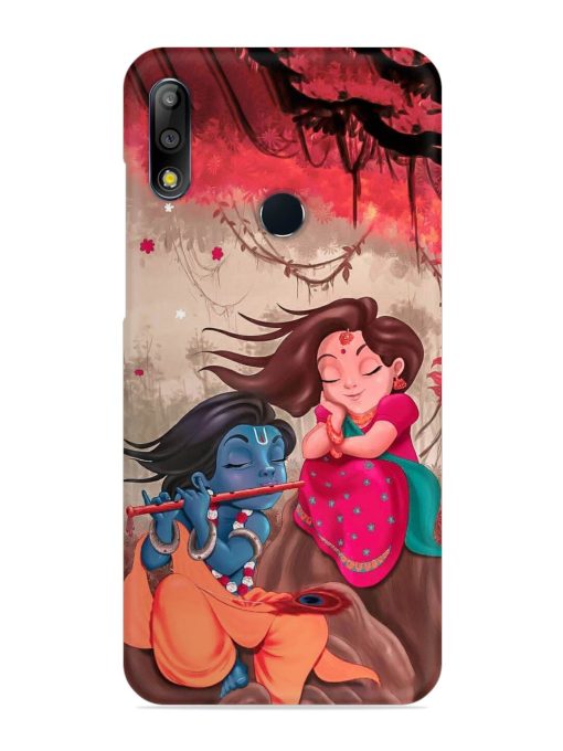 Radhe Krishna Water Art Snap Case for Asus Zenfone Max Pro M2