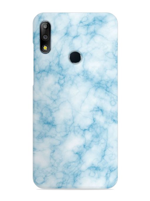 Blue White Natural Marble Snap Case for Asus Zenfone Max Pro M2