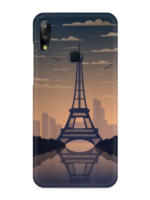 France Paris Eiffel Tower Gradient Snap Case for Asus Zenfone Max Pro M2 Zapvi