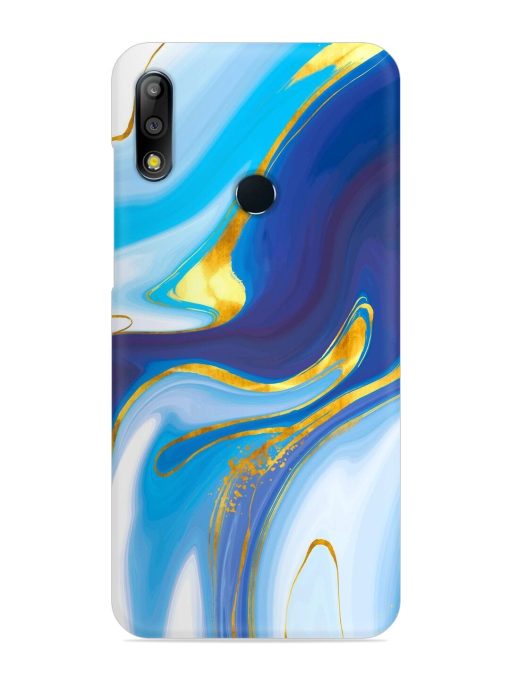 Watercolor Background With Golden Foil Snap Case for Asus Zenfone Max Pro M2