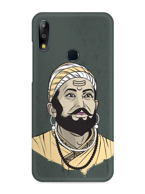 Shivaji Maharaj Vector Art Snap Case for Asus Zenfone Max Pro M2 Zapvi