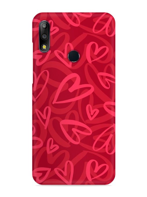 Seamless Romantic Pattern Snap Case for Asus Zenfone Max Pro M2 Zapvi