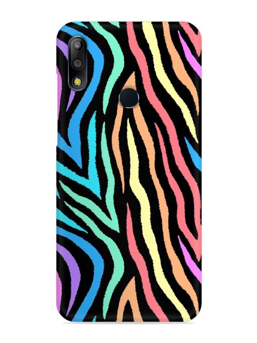 Colorful Abstract Zebra Snap Case for Asus Zenfone Max Pro M2